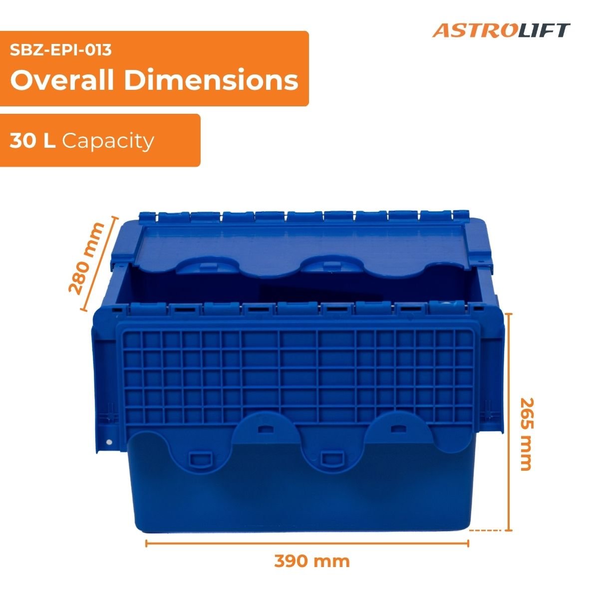 Buy Plastic Storage Bin  in New Products available at Astrolift NZ